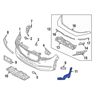 Mazda OE - Front Left Brake Air Duct