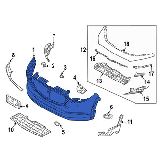 Mazda OE - Front Bumper Cover
