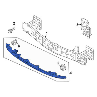 Mazda OE - Front Bumper Cover Reinforcement Beam