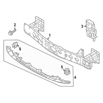 Mazda OE - Front Bumper & Grille - Bumper & Components (Bumper Support)