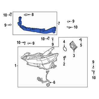 Mazda OE - Left Headlight Bracket