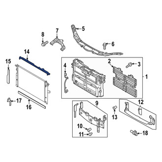 Mazda OE - Front Upper Radiator Support Air Duct
