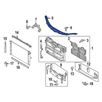 Mazda OE - Front Radiator Support Tie Bar