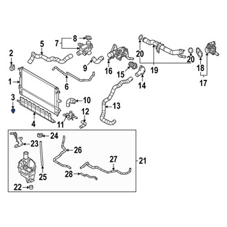 Mazda OE - Lower Radiator Insulator