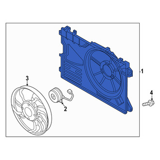Mazda OE - Engine Cooling Fan Assembly