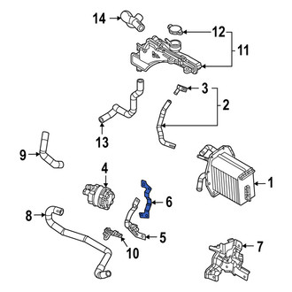 Mazda OE - Upper Engine Water Pump Bracket