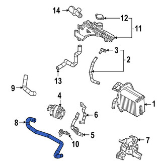 Mazda OE - Intercooler Hose