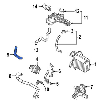 Mazda OE - Intercooler Hose
