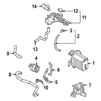 Mazda OE - Cooling - Intercooler (Y Engine VIN Character)