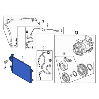 Mazda OE - A/C Condenser