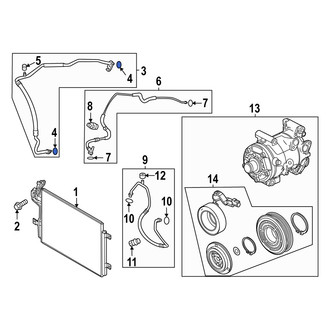 Mazda OE - A/C Refrigerant Line O-Ring