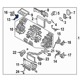 Mazda OE - HVAC Recirculation Door Actuator Link
