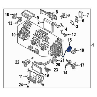 Mazda OE - HVAC Recirculation Door Actuator Link