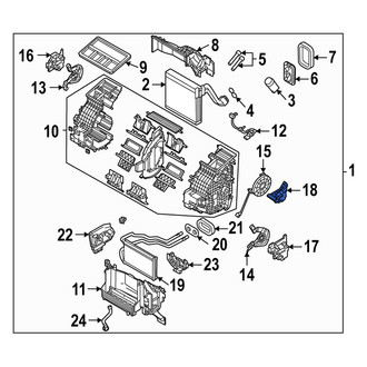 Mazda OE - HVAC Floor Mode Door Actuator