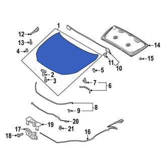 Mazda OE - Front Hood Panel