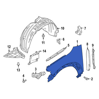 Mazda OE - Front Left Fender
