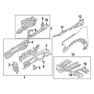 Mazda OE - Fender - Structural Components & Rails
