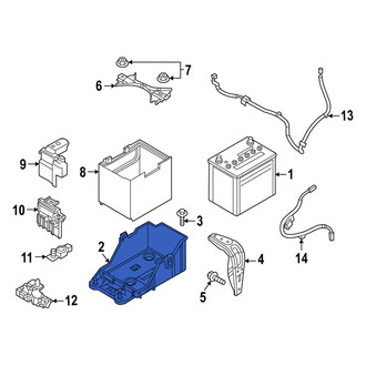 Mazda OE - Battery Tray