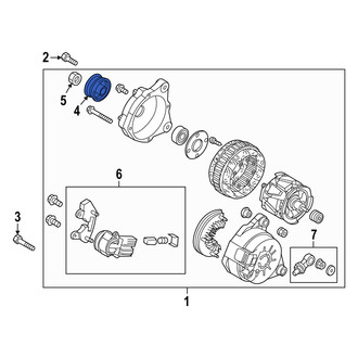 Mazda OE - Alternator Pulley