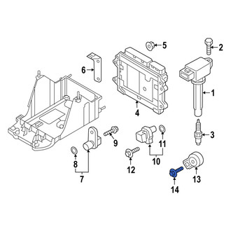 Mazda OE - Engine Oil Filter Adapter Bolt