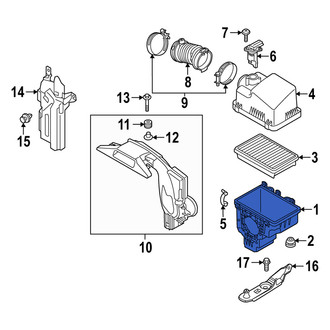 Mazda OE - Lower Air Filter Housing