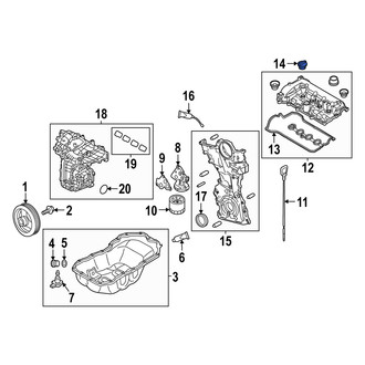 Mazda OE - Engine Oil Filler Cap