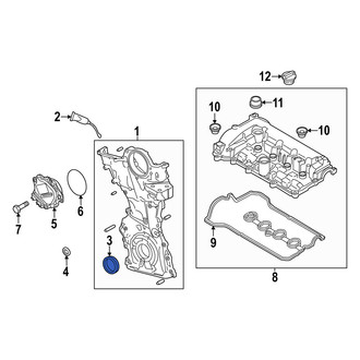 Mazda OE - Rear Engine Crankshaft Seal