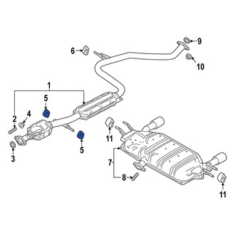 Mazda OE - Exhaust System Hanger