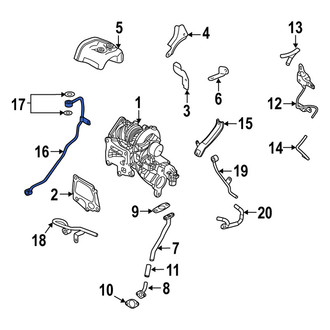 Mazda OE - Turbocharger Oil Line