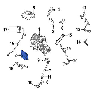 Mazda OE - Turbocharger Gasket