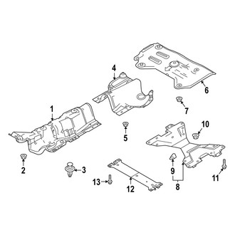 Mazda OE - Exhaust System - Heat Shields (2.5L)