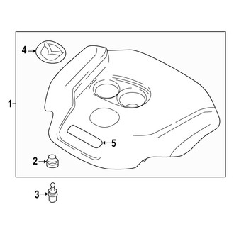 Mazda OE - Engine / Transaxle - Engine Appearance Cover (Y Engine VIN Character)