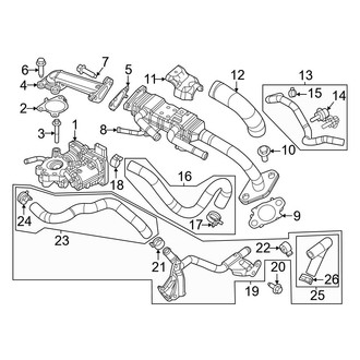 Mazda OE - Emission System - EGR System (L / M Engine VIN Character)