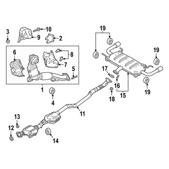 Mazda OE - Exhaust System - Exhaust Components