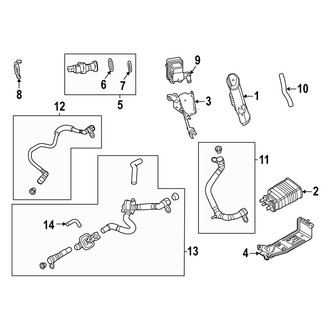 Mazda OE - Emission System - Emission Components