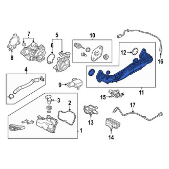 Mazda OE - Turbocharger Outlet Tube