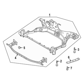 Mazda OE - Front Suspension - Suspension Mounting