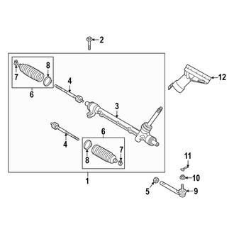 Mazda OE - Steering Gear & Linkage