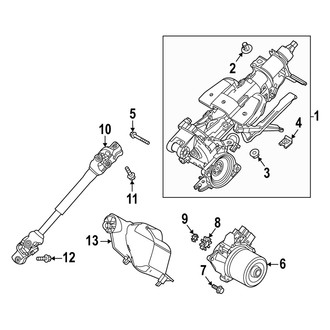 Mazda OE - Steering Column Assembly