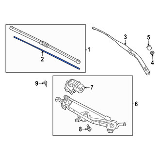 Mazda OE - Front Right Wiper Blade Refill