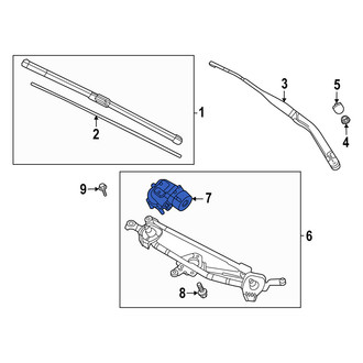 Mazda OE - Rear Wiper Motor