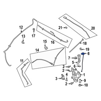 Mazda OE - Front Washer Fluid Reservoir Cap