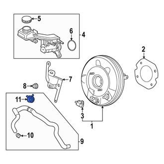 Mazda OE - Brake Hydraulic Line Clamp