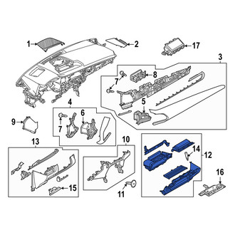 Mazda OE - Left Instrument Panel Knee Bolster