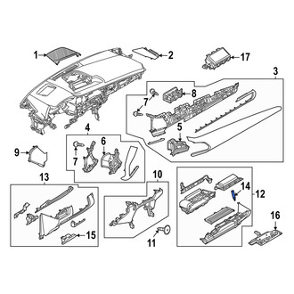 Mazda OE - Glove Box Support