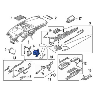 Mazda OE - Left Dashboard Air Vent