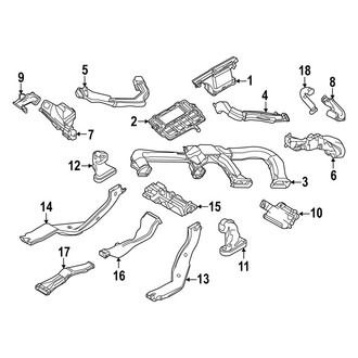 Mazda OE - Instrument Panel - Ducts