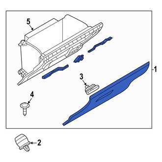 Mazda OE - Front Glove Box Assembly