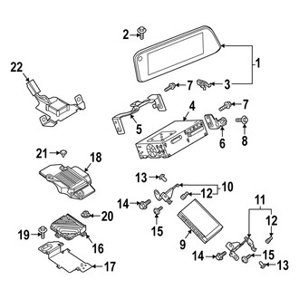 Mazda OE - Instrument Panel - Sound System (Receivers and Amplifiers)