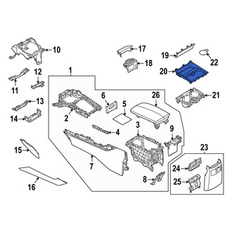 Mazda OE - Console Cup Holder Bezel